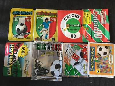SET 8 PAKETE FIGUREN EDIS FUSSBALL FUSSBALL 1984/1985/89/90/91/92/93/94 NO PANINI