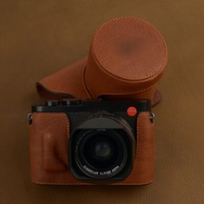 High Quality Handmade Genuine Leather Camera Full Body Case Bag Fit For Leica Q2