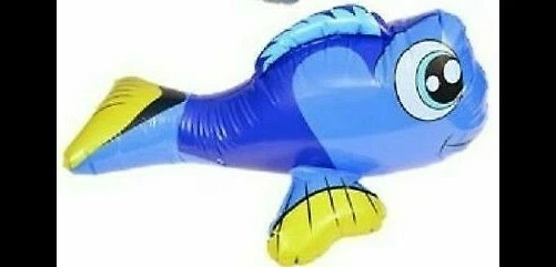 Blow up 2024 fish toy