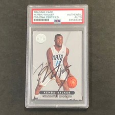 2012-13 Panini Totally Certified #216 Kemba Walker Signed Card AUTO PSA Slabbed
