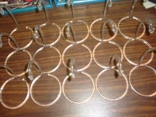 Set of 5 Clear Acrylic Ornament Display Hangers