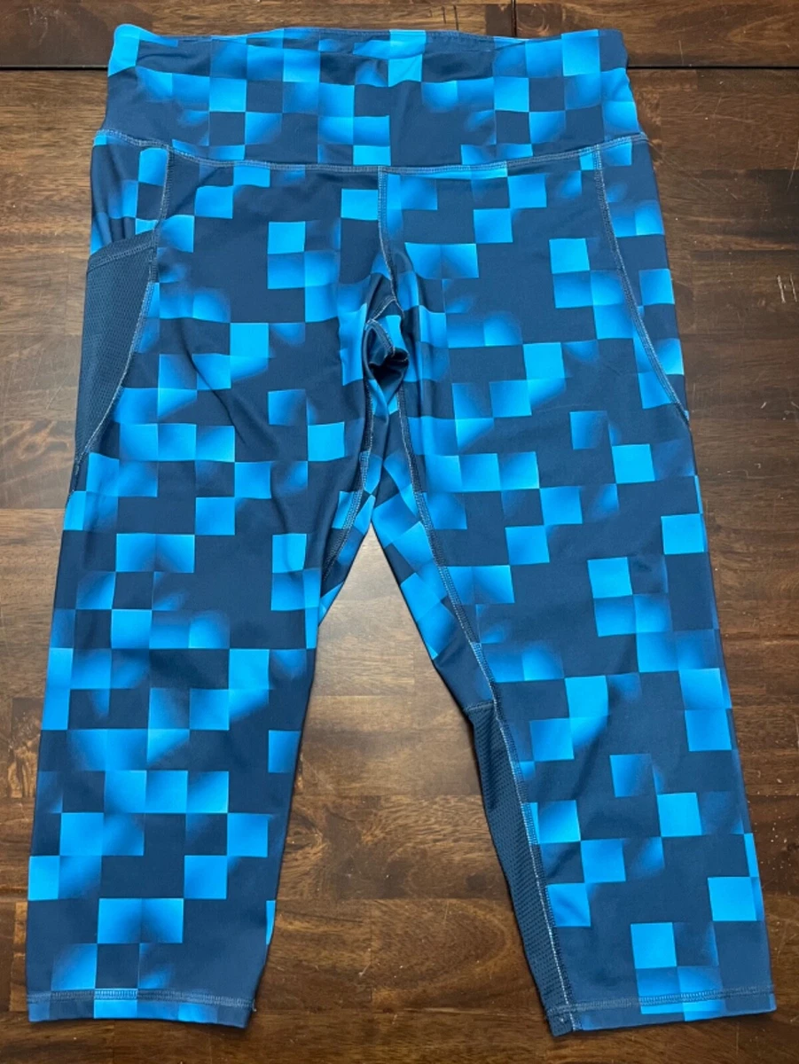 Champion Power Flex Women s Leggings Yoga Pants w Side Pocket Zippered sz XL