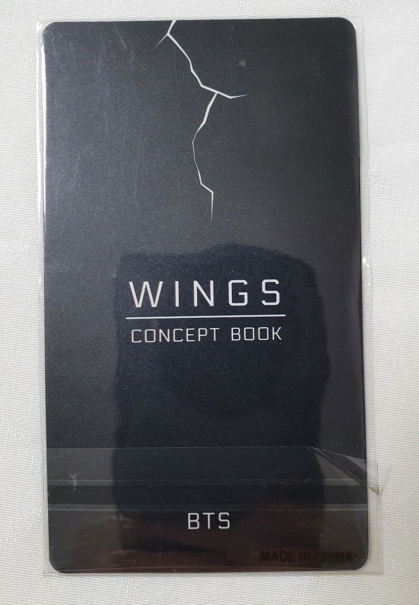BTS ☆彡WINGS CONCEPT BOOK BTS Wings Concept Book Limited Edition + Random Lenticular