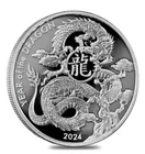2024 1 oz Asahi Year Of The Dragon .999 Fine Silver Round Bu