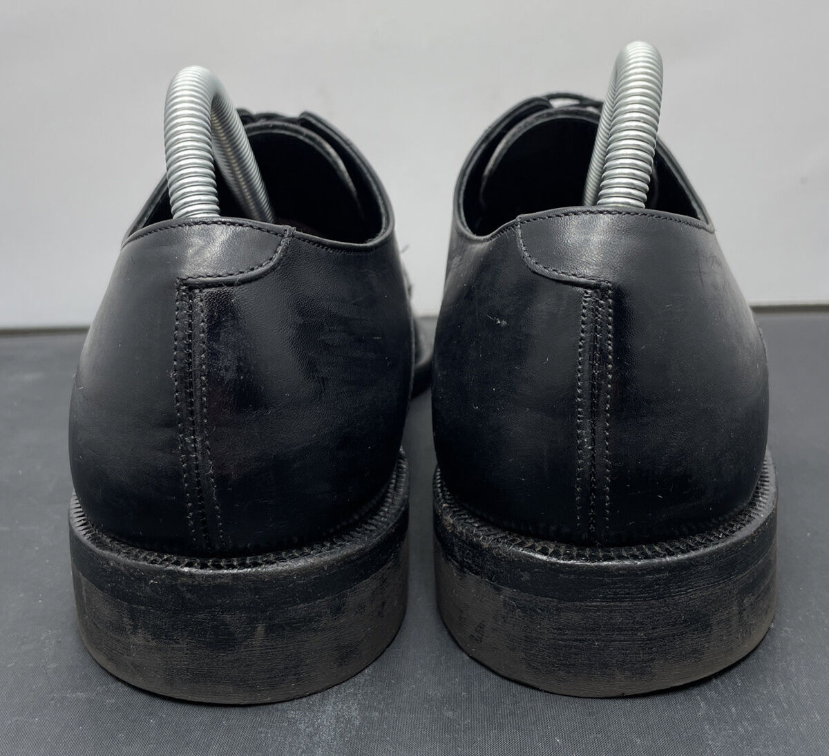 Johnston Murphy Crown Aristocraft Shoes Black Norwegian Toe Johnston Murphy Crown Aristocraft Shoes Black Norwegian Toe