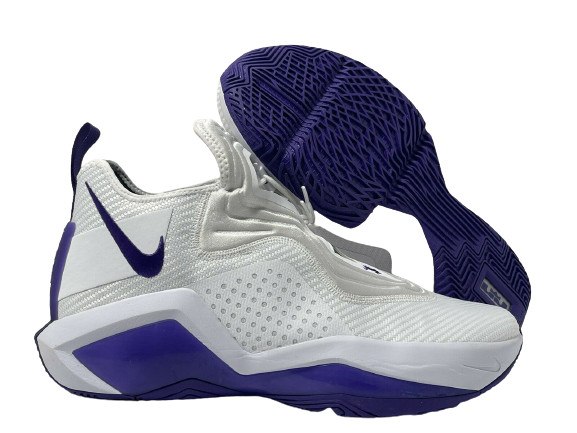 Nike LeBron James XIV 14 TB Promo Белый Фиолетовый черный CW4221-106 sz 15 Мужские