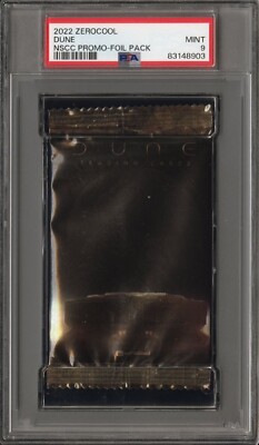 Rare 2022 Zerocool Nscc Sealed Pack Dune Movie Promo PSA 9 Mint Chani Artreides