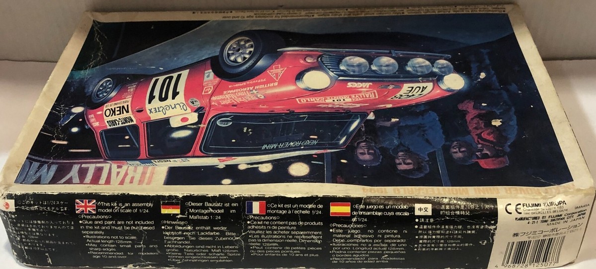 Fujimi 12507 Kit 1/24 Neko Rover Mini Cooper 1.3I Montecarlo