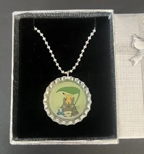 Anime  / Trendy Bottle Cap  Necklace / My Neighbor Totoro  / Friend Gift / Gift