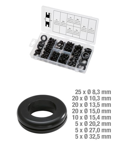 Assortiment De 141 Joints Caoutchouc, Fibre - Camac Cie