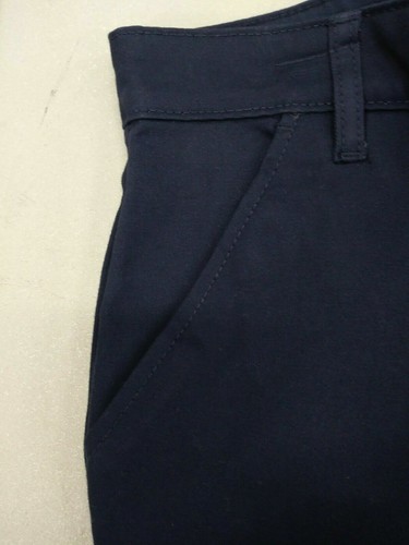 New! Old Navy Girls NAVY BLUE School Uniform Pants 10 Plus Boot Cut Chino Pocket - 第 5/14 張圖片