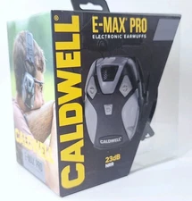Caldwell E-Max Pro Ear Muffs FDE 23dB Reduction Compact-Folding Low-Profile