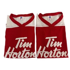 Vintage 90s Athletics International Tim Hortons Timbits Hockey Jersey YouthLarge