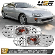 Depo Clear Front Side Marker Light For 00-05 Toyota Celica 93-96 Supra Mk4