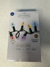 1 Box , Philips 50/60ct LED Christmas String Lights Multi Color
