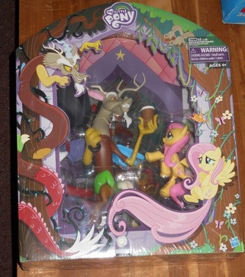 My Little Pony SDCC 2016 Guardians Of Harmony Discord & Fluttershy Display