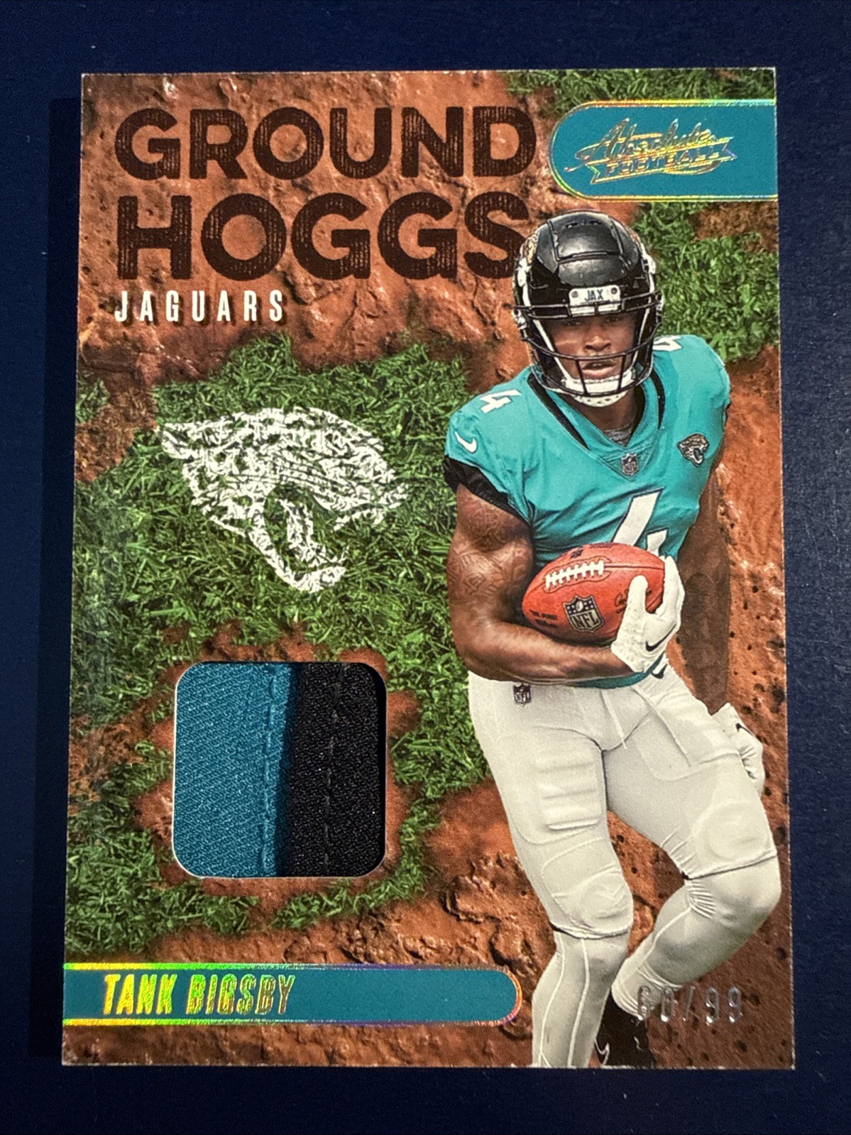 Tank Bigsby Panini Absolute Ground Hoggs Materials #GH7 Gold