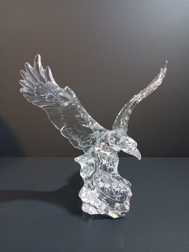 Crystal Wonders Of The Wild Princess House Eagle Figurine 7" Tall Collectable
