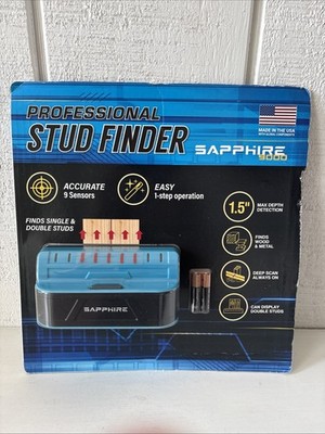 Professional Stud Finder Sapphire 9000 by Franklin Sensors w/ Batteries, 1-Step