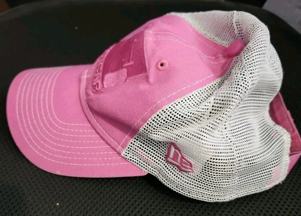 Молодежная шапка New Era Indycar Racing розовая белая с регулируемым ремешком кепка для девочек детей Indy - Изображение 3 из 4