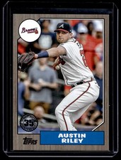 2021 Topps 1987 Gold Austin Riley 61/75 Atlanta Braves #87TB-29