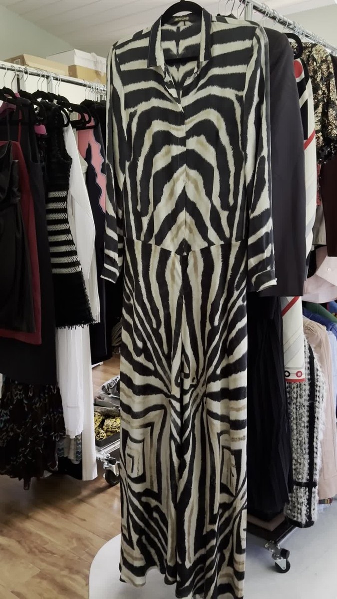robelto cavalli シルクデザインワンピース 40 robelto cavalli シルクデザインワンピース 40