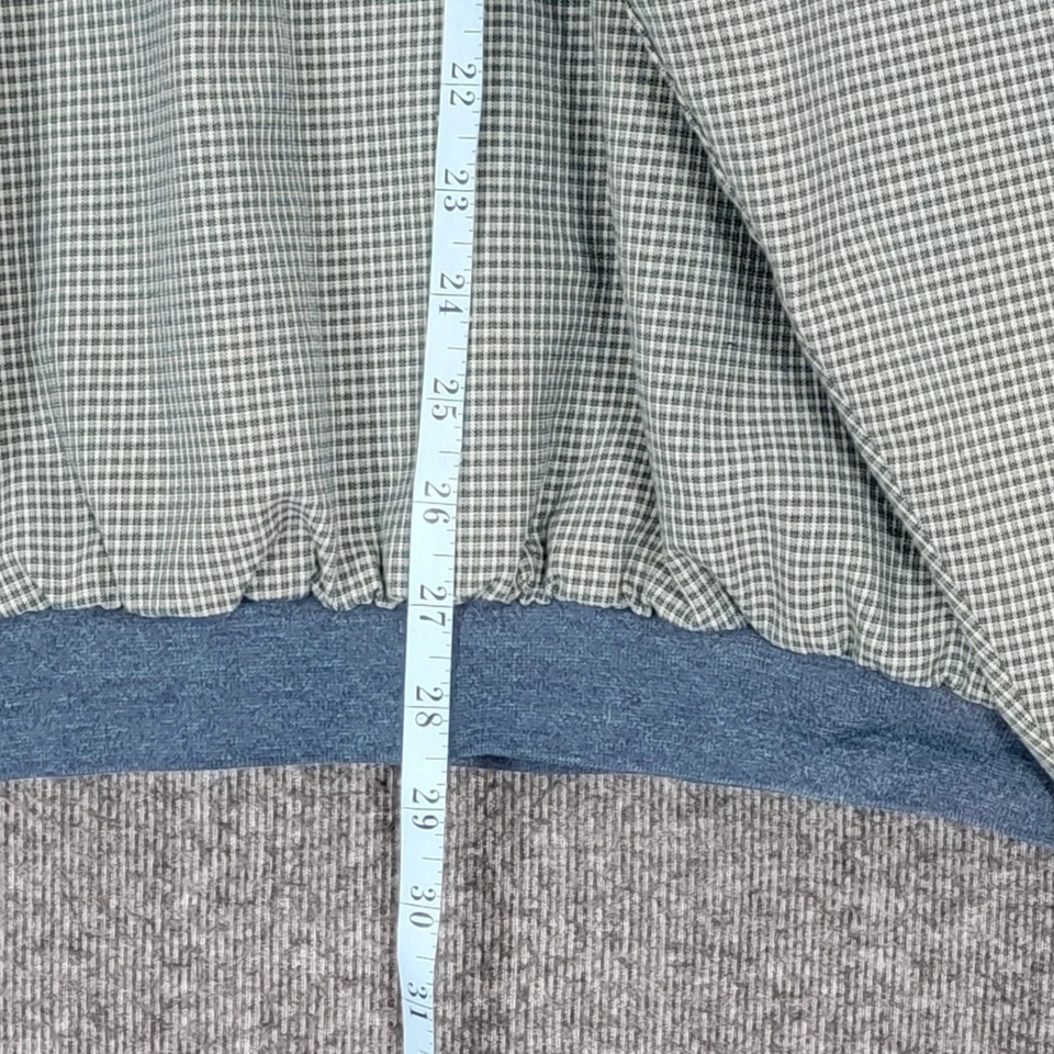 Antigua Cortavientos Para Hombres XL Azul Cuadros Fred McGriff Celebridad Golf Invitational Foto 4 de 4