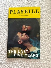The Last Five Years Broadway Playbill w/Nick Jonas, May 2025, Hudson Theater