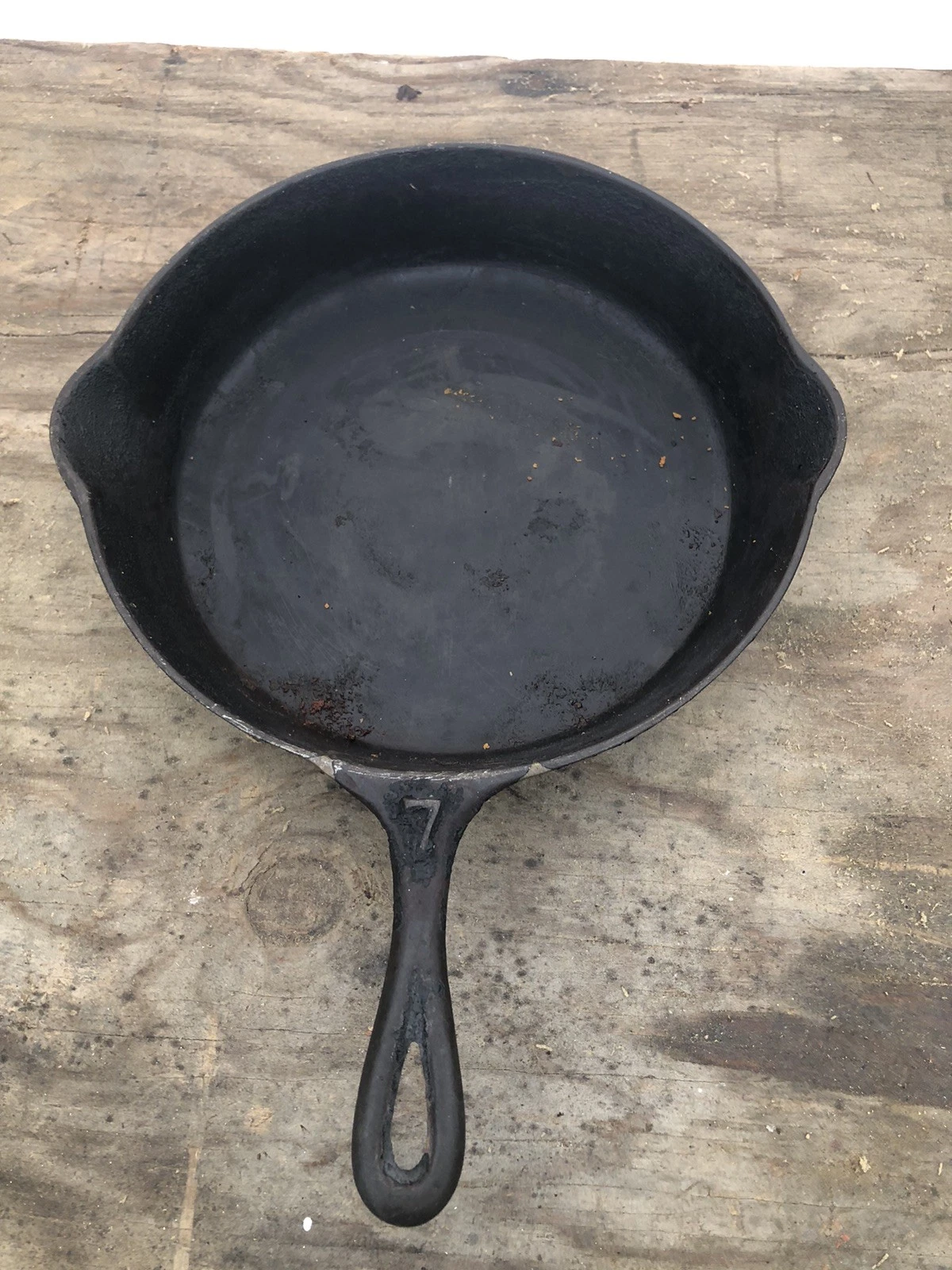 Vintage Cast Iron Pan Raised Number 7 Skillet 9.5” Unknown Maker, TLC
Opens in a new window or tab