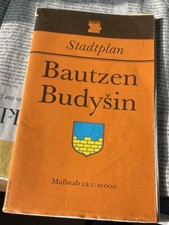 DDR Stadtplan City Map Plan de Ville BAUTZEN 6. Auflage 1986 1:10.000 Neuwertig
