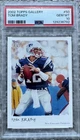 2002 Topps Gallery #50 Tom Brady 3rd Year Patriots HOF MVP #12 PSA 10 GEM MINT