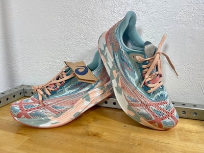 rare NEW ASICS Women's Noosa TRI 15 Running Shoes 9 Pure Aqua/Pale Apricot rei