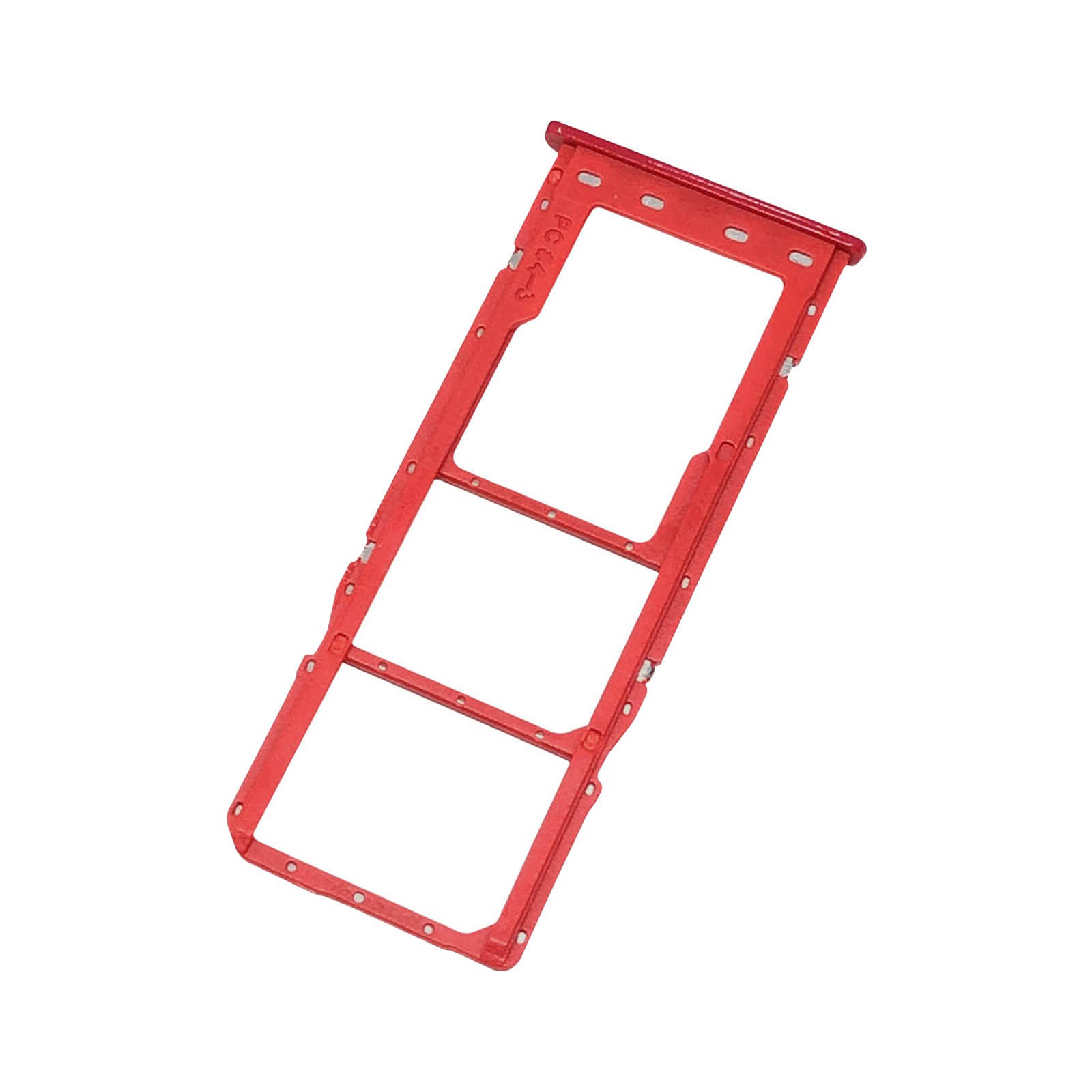 Rack Nano SIM Galaxy A10 Rouge pour Voyage et Double Forfait