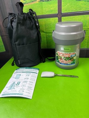 Zojirushi Mr. Bento Stainless Lunch Jar Stainless Steel Silver Vacuum Insulated