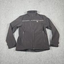 Chick Fil A Jacket Womens Small Black Soft Shell Employee Full Zip Uniform