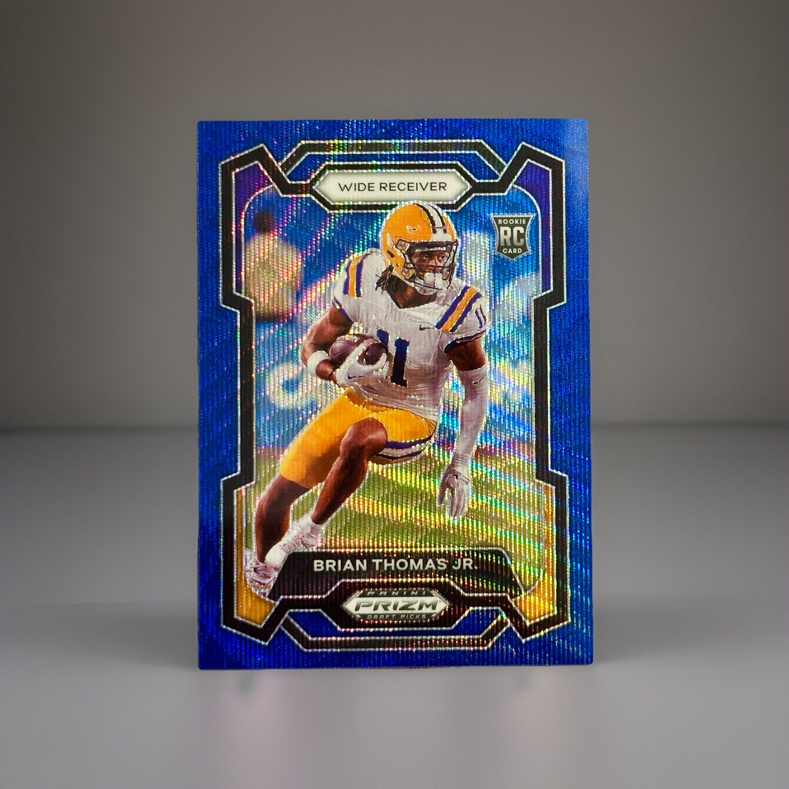 2024 Panini Prizm Draft Picks BRIAN THOMAS JR. ROOKIE BLUE WAVE /249 LSU Jaguars