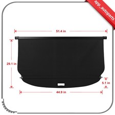Rear Trunk Cargo Cover Security Shade For Kia Niro 2017 - 2021 2022 Retractable