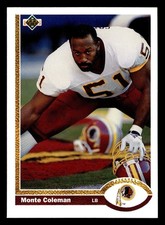 1991 Upper Deck - Monte Coleman #440