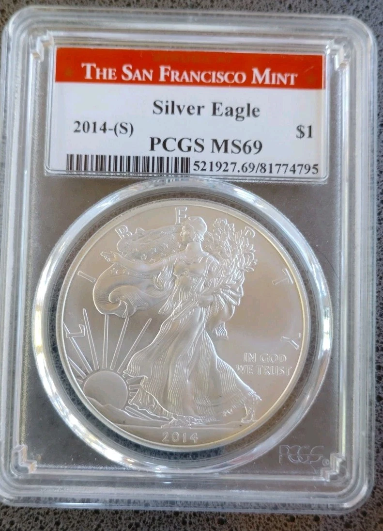 American Eagle MS 69 Graded 2014 Silver Bullion Coins for sale | eBay