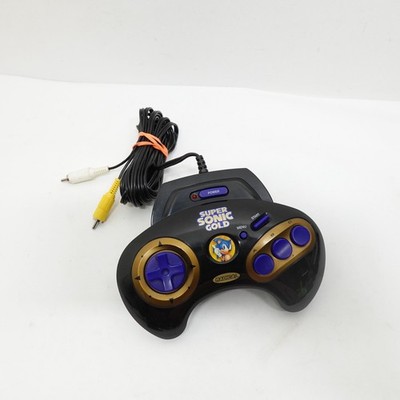 Radica 2005 Sega Super Sonic Gold Plug & Play Hedgehog Video Game Works
