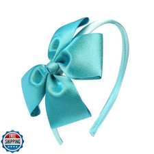AMYDECOR Fashion Cute Bow Headband for Girls, Kids, and Toddlers Blue 