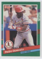 1991 Donruss Pedro Guerrero #558 1i3