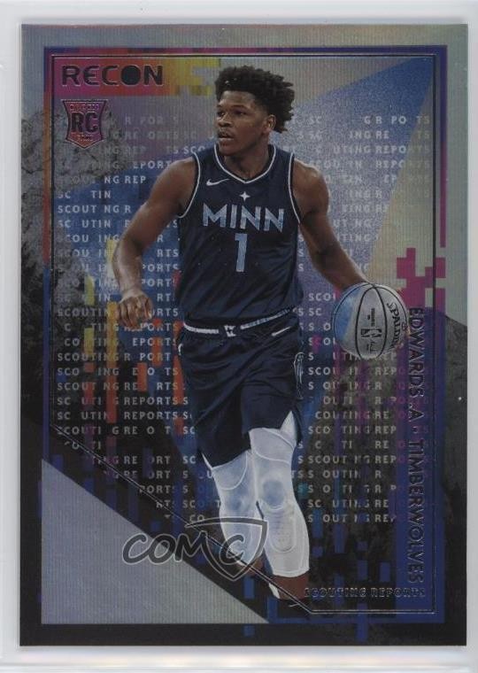2020-21 Panini Recon Scouting Reports Anthony Edwards #3 7sd