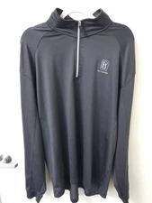 Oxford Golf Super Dry Shirt Mens X Large Dark Gray TPC Scottsdale Quarter-Zip XL
