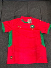 Maillot de football Puma Equipe Nationale du Maroc taille L  25/26 rouge et vert