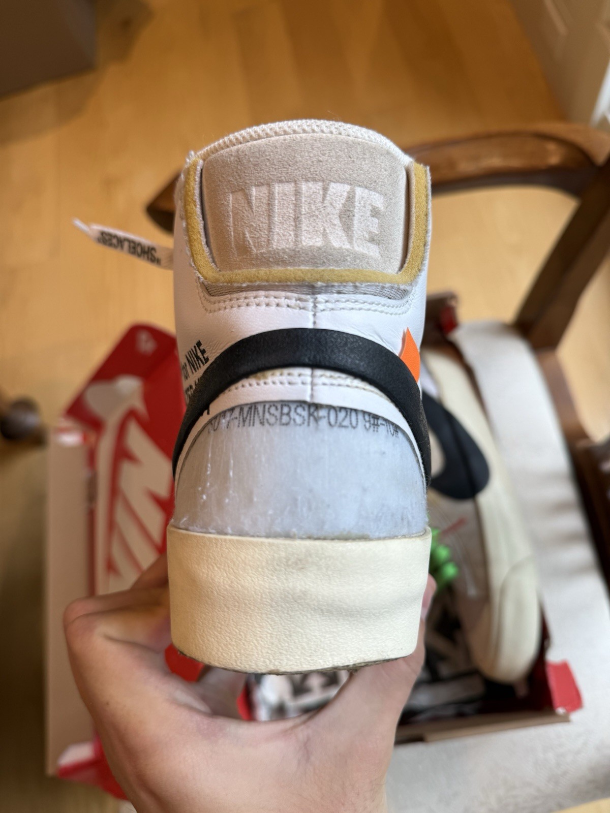 OFF WHITE X NIKE Taglia 9 Nike Off White x Blazer Mid The Ten