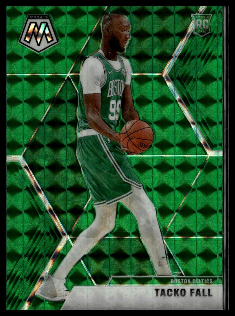 2019-20 Panini Mosaic #244 Tacko Fall Green Prizm