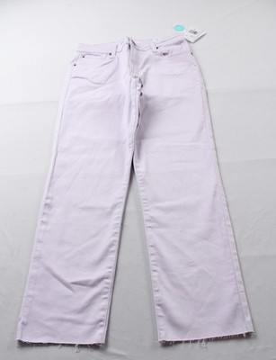 STS Blue Women's Drew High Rise Slim Straight Raw Hem Jeans MP7 Wisteria Size 28