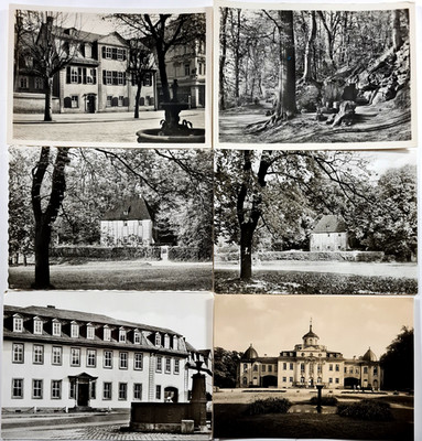 DDR Postkarten Lot 6 x WEIMAR Thüringen alte Ansichtskarten ungelaufen Postcards