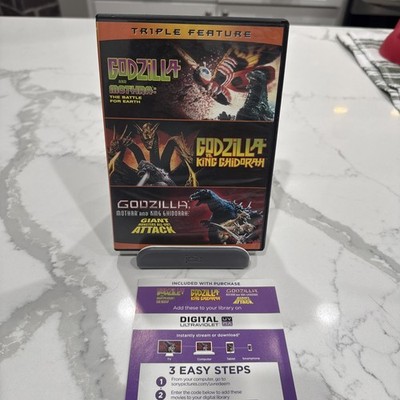 Godzilla & Mothra/Godzilla Vs King Ghidorah/Giant Monster All Out Attack (DVD) 